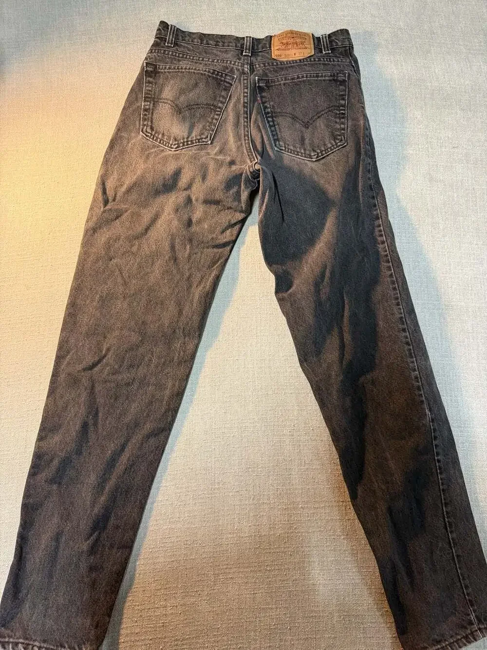 Levi's 550 Relaxed Fit Tapered Leg Black Jeans
